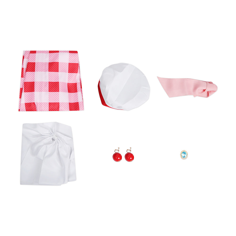 Enfant Jeu Princess Peach: Showtime!(2024) Pâtissière Peach Cosplsy Costume