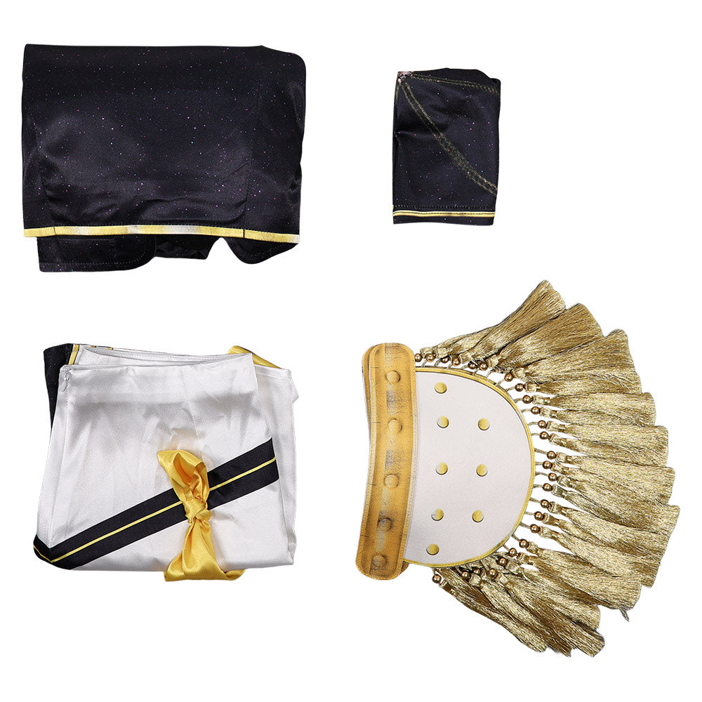 Enfant KPop Demon Hunters(2025) Huntrix Mira Golden Tenue Cosplay Costume