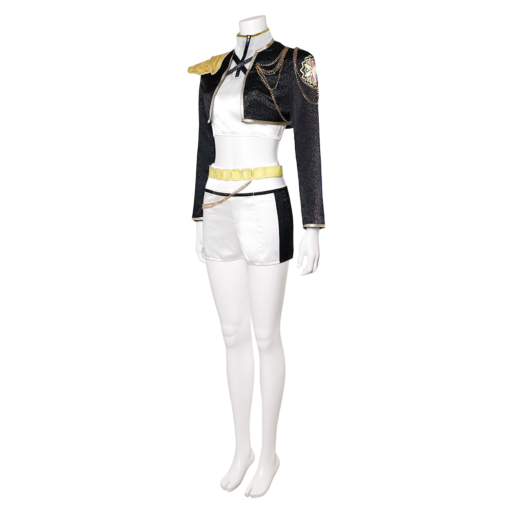 Enfant KPop Demon Hunters(2025) Huntrix Rumi Golden Tenue Cosplay Costume