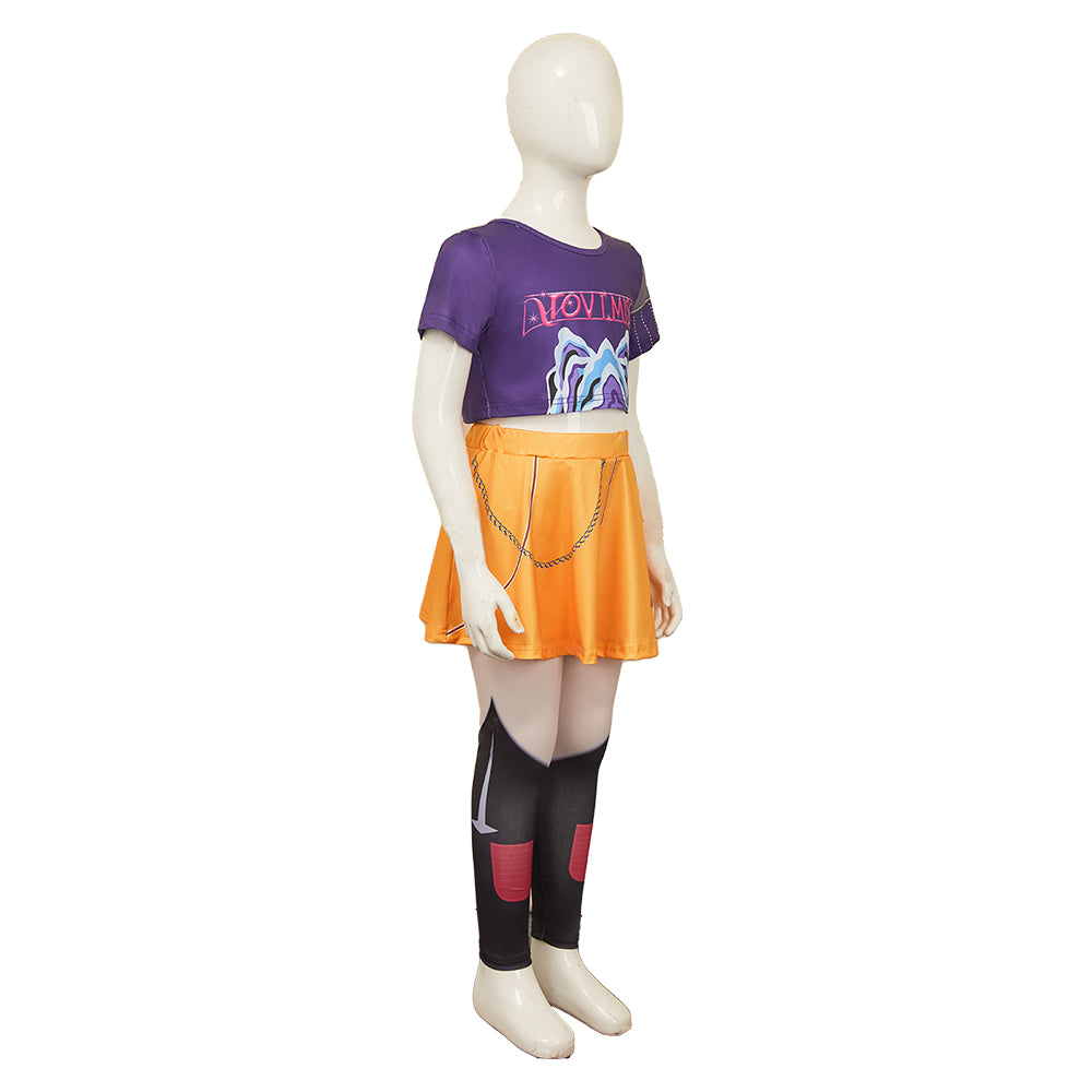 Enfant KPop Demon Hunters(2025) Mira Cosplay Costume Ver.2