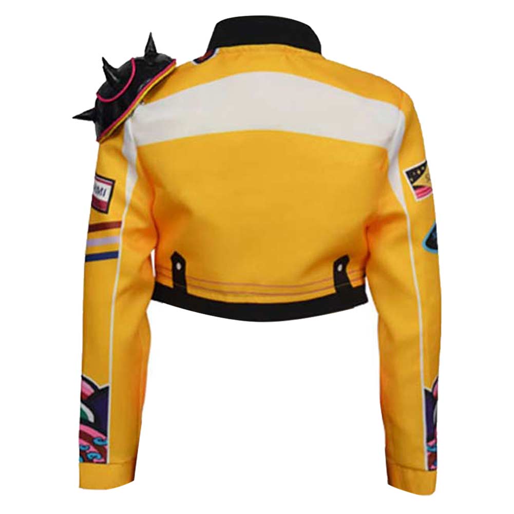 Enfant KPop Demon Hunters(2025) Rumi Veste Jaune Cosplay Costume