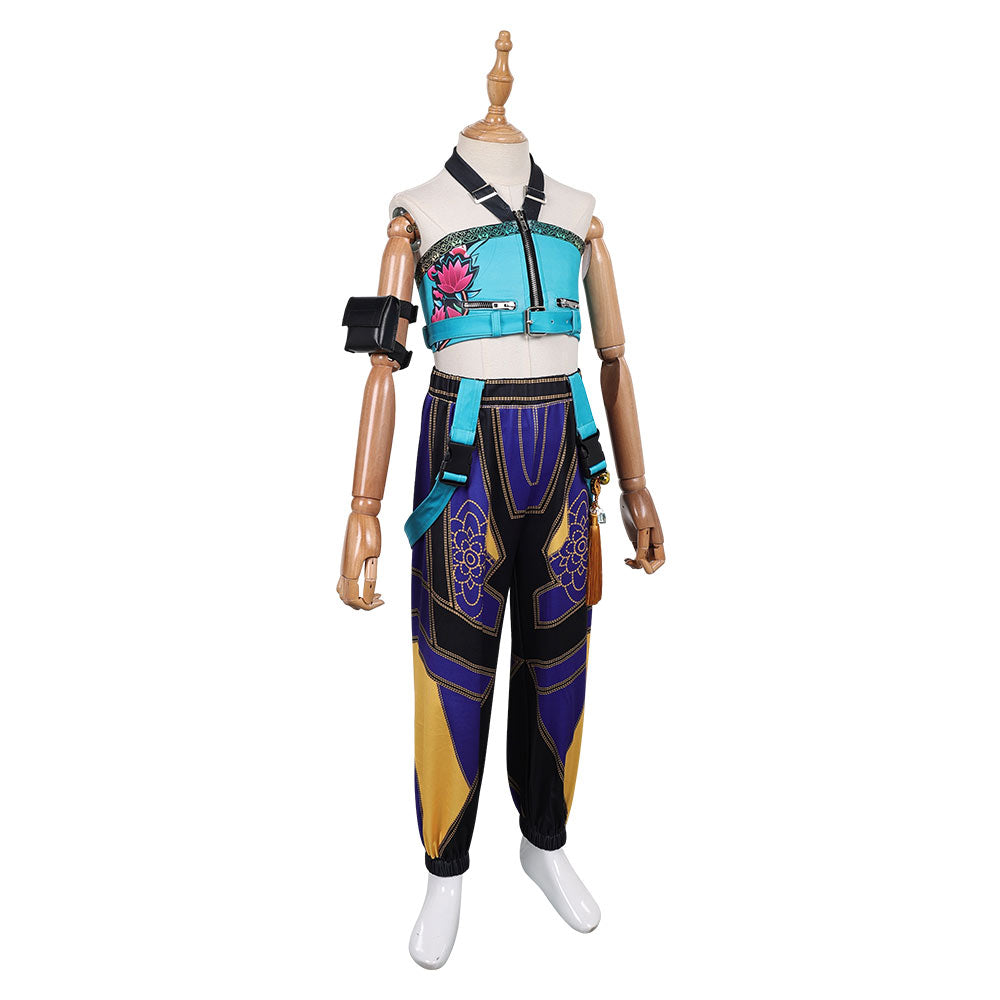 Enfant KPop Demon Hunters(2025) Zoey Cosplay Costume Ver.2