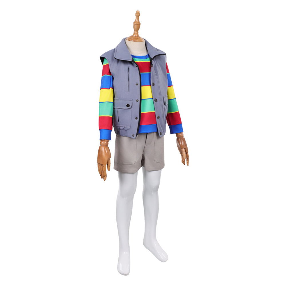 Enfant Stranger Things Saison 5(2025) Derek Tenue Violette Cosplay Costume