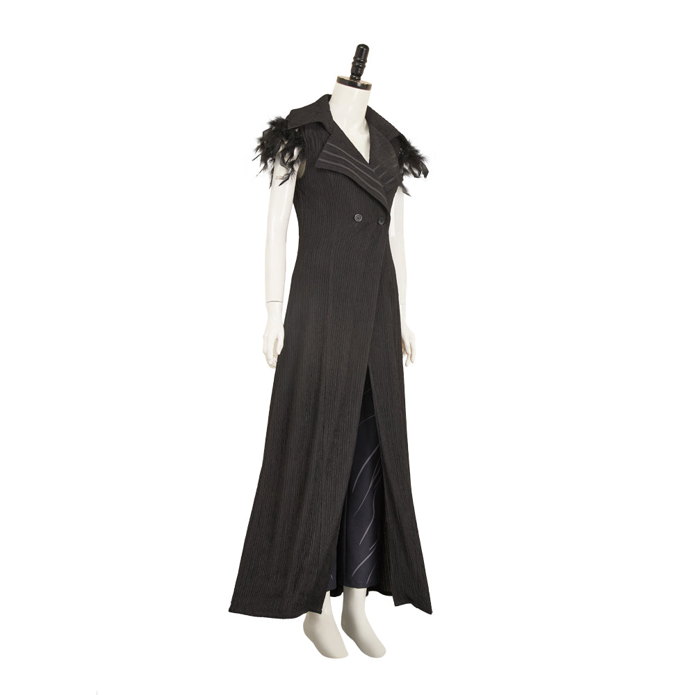 Enfant Wicked: For Good(2025) Elphaba Tenue sans Manches Cosplay Costume