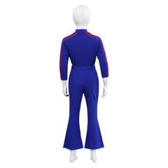 Enfant Zombies 4(2025) Addison Tenue Bleue Longue Cosplay Costume