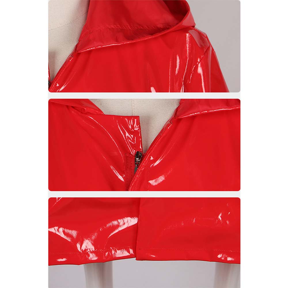 Fear Street: Prom Queen(2025) Simone Perri Manteau Rouge Cosplay Costume Ver.2