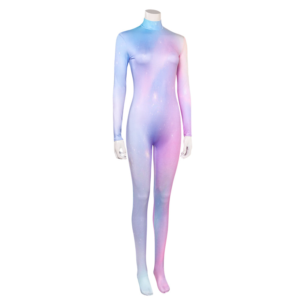 Femme Arcane: League of Legends Saison 2(2024) Viktor Combinaison Bleue et Violette Cosplay Costume