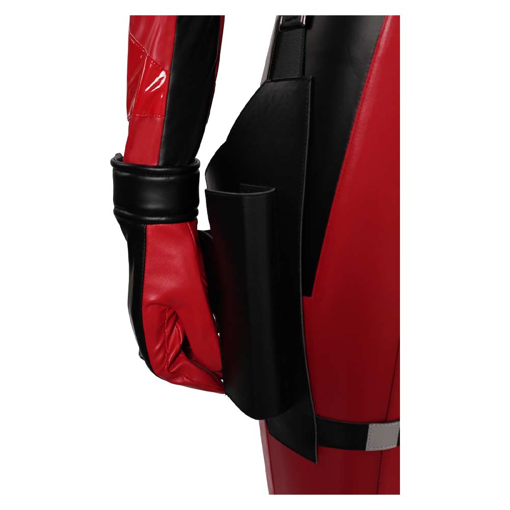 Femme Deadpool & Wolverine(2024) Deadpool Wade Wilson Combinaison Rouge Cosplay Costume