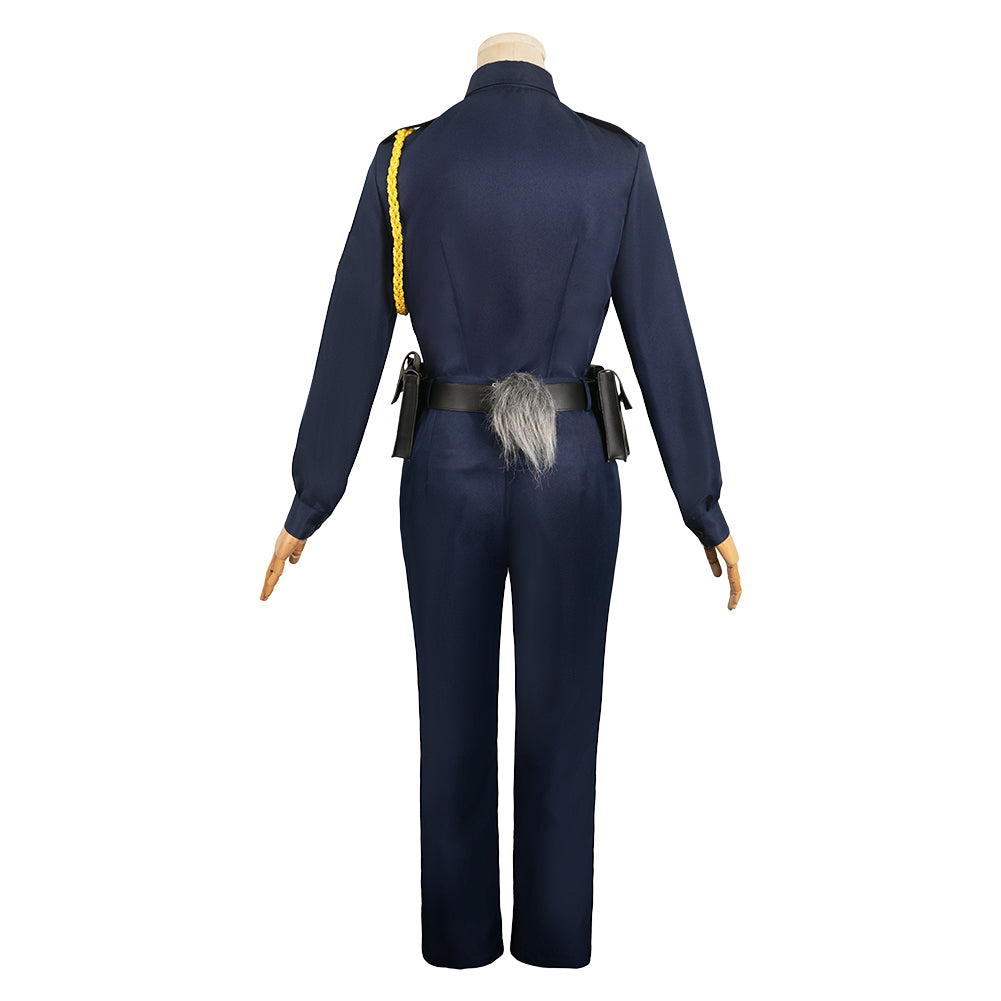 Femme Film Zootopia 2(2025) Judy Hopps Uniforme Bleu Cosplay Costume