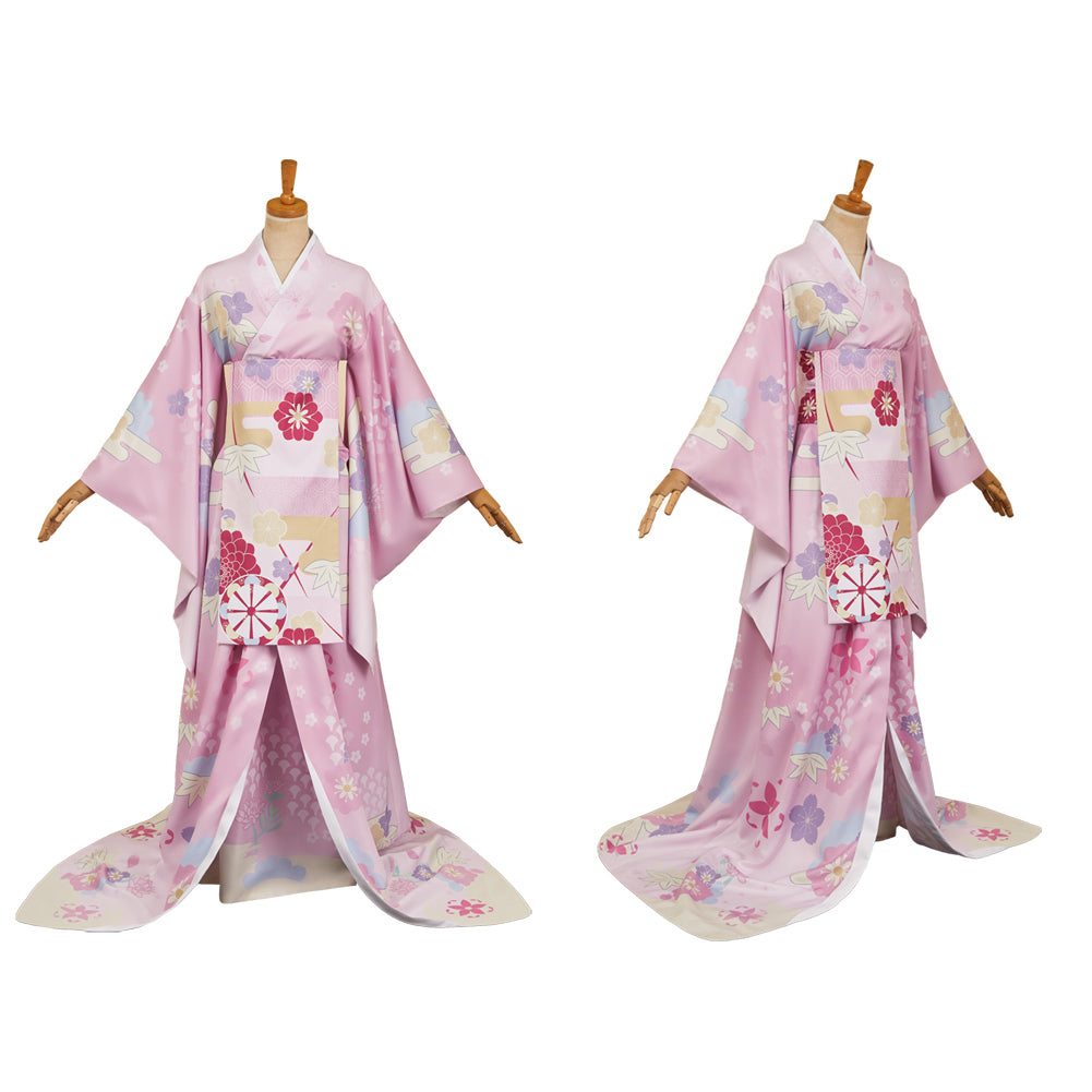 Femme Hazbin Hotel 2(2025) Angel Dust Yukata Rose Cosplay Costume
