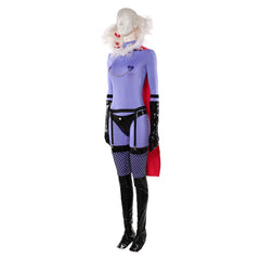 Femme Hazbin Hotel 2(2025) Valentino Tenue Noire et Violette Cosplay Costume