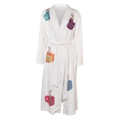 Fight Club The Narrator Peignoir Blanc Cosplay Costume