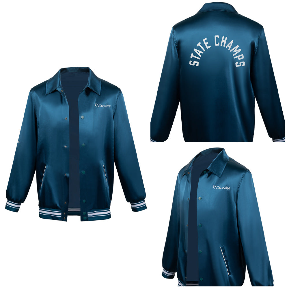 Film MaXXXine(2024) Maxine Veste Bleue Cosplay Costume