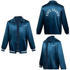 Film MaXXXine(2024) Maxine Veste Bleue Cosplay Costume