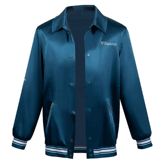 Film MaXXXine(2024) Maxine Veste Bleue Cosplay Costume
