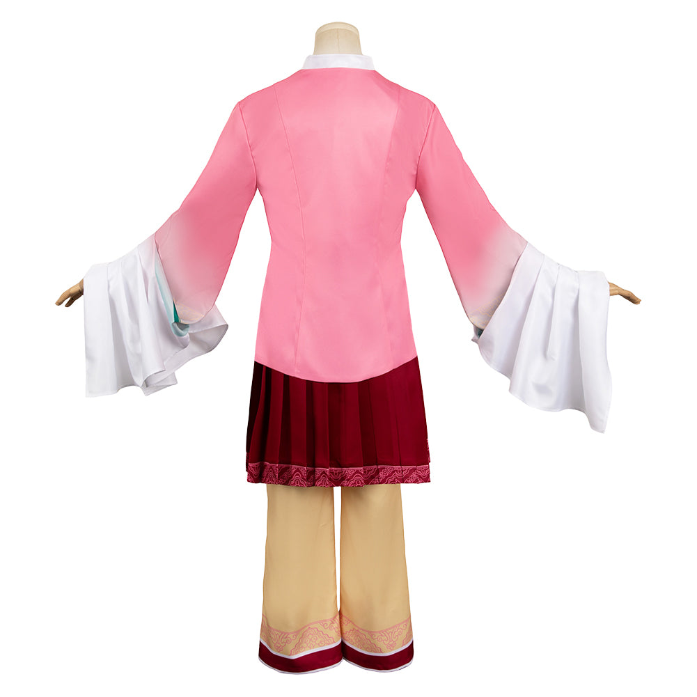 Film White Snake Baoqing Old Fox Tenue Rose Cosplay Costume