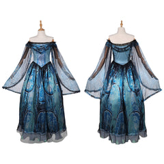 Frankenstein Elizabeth Robe Bleue Cosplay Costume