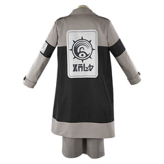 Gachiakuta Enjin Tenue Grise et Rouge Cosplay Costume