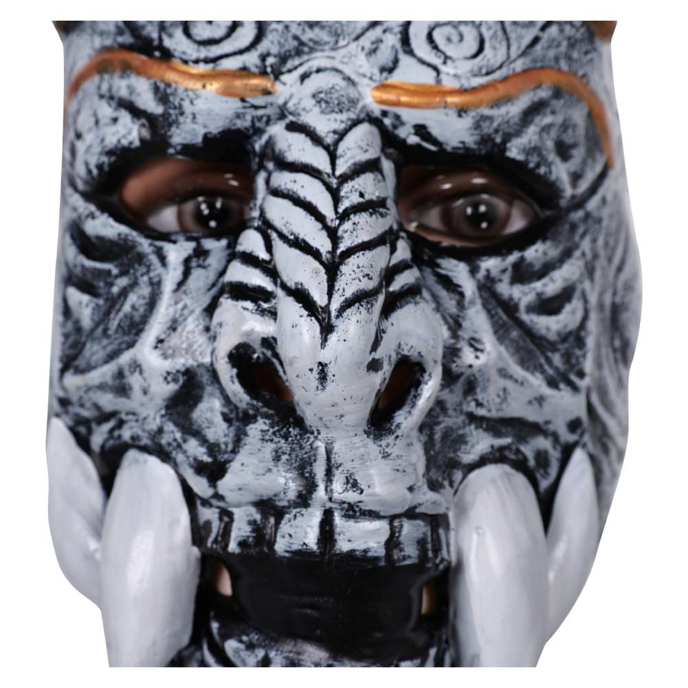 Hannya Diable Japonais Masque Gris Cosplay Accessoire
