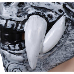 Hannya Diable Japonais Masque Gris Cosplay Accessoire