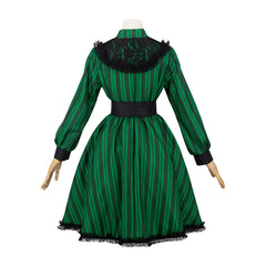 Haunted Mansion Maid Jupe à Rayures Vertes Cosplay Costume
