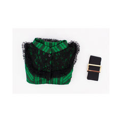 Haunted Mansion Maid Jupe à Rayures Vertes Cosplay Costume