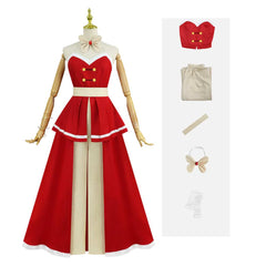 Hazbin Hotel 2(2025) Charlie Tenue Rouge et Jaune Cosplay Costume