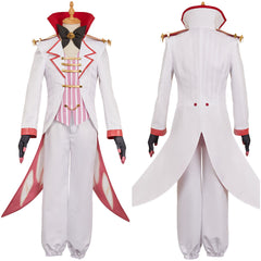 Hazbin Hotel 2 Lucifer Démon Tenue Blanche Cosplay Costume