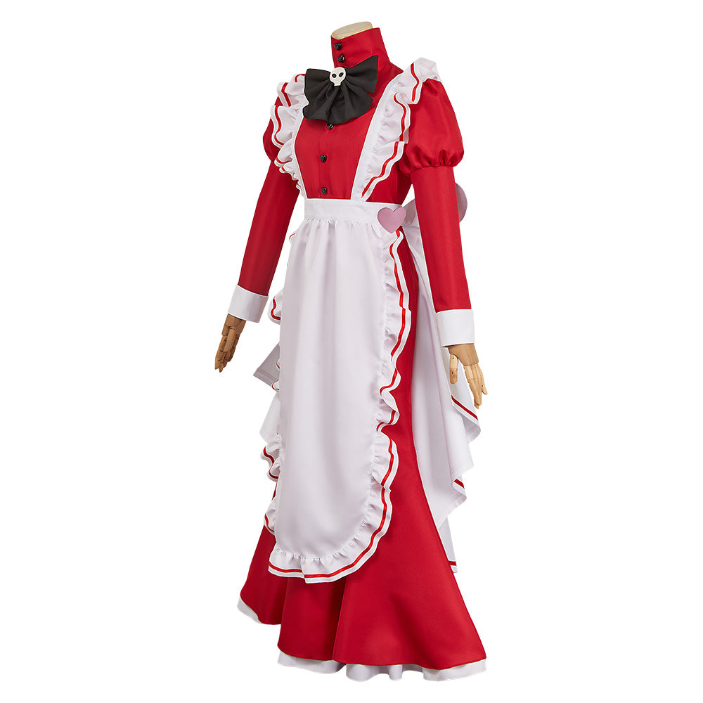 Hazbin Hotel 2 Rosie Maid Uniform Rouge Cosplay Costume