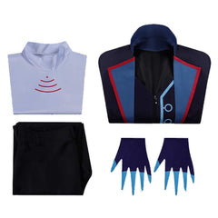 Hazbin Hotel 2 Vox Tenue Noire Cosplay Costume Ver.2