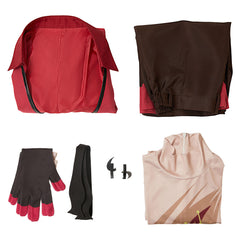 Hazbin Hotel 2(2025) Alastor Tenue Noire et Rouge Cosplay Costume