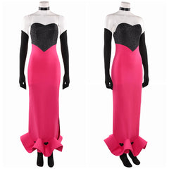 Hazbin Hotel 2(2025) Angel Dust Robe Rose et Noire Cosplay Costume