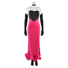 Hazbin Hotel 2(2025) Angel Dust Robe Rose et Noire Cosplay Costume