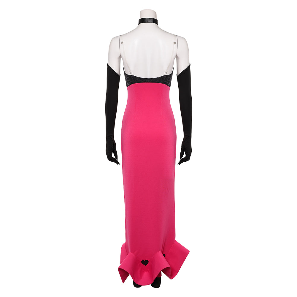 Hazbin Hotel 2(2025) Angel Dust Robe Rose et Noire Cosplay Costume