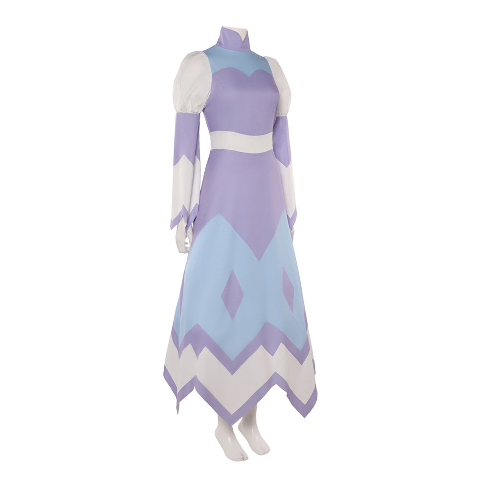 Hazbin Hotel 2(2025) Sera Tenue Violette et Blanche Cosplay Costume
