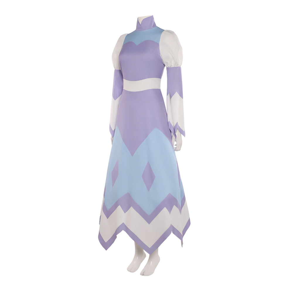 Hazbin Hotel 2(2025) Sera Tenue Violette et Blanche Cosplay Costume