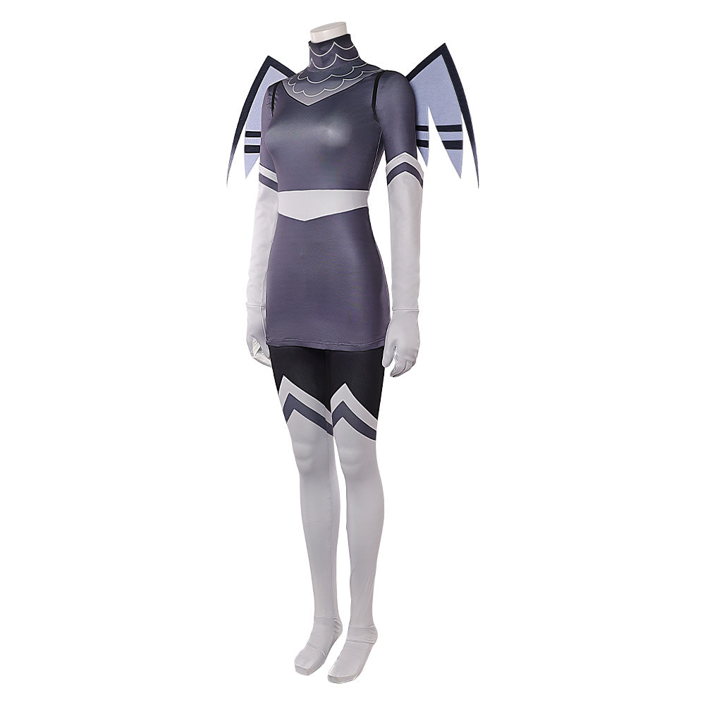 Hazbin Hotel 2(2025) Vaggie Tenue Grise Cosplay Costume