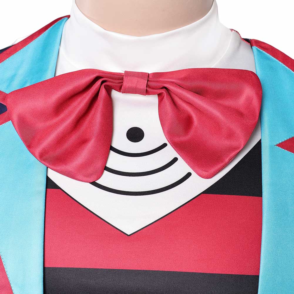 Hazbin Hotel 2(2025) Vox Tenue Imprimée Bleue Cosplay Costume