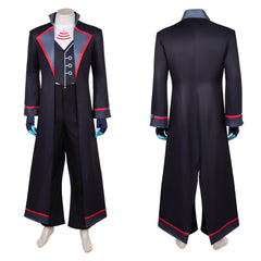 Hazbin Hotel Saison 2(2025) Vox Trench Long Noir Cosplay Costume