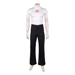 Hazbin Hotel Saison 2(2025) Vox Trench Long Noir Cosplay Costume
