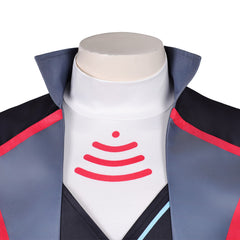 Hazbin Hotel Saison 2(2025) Vox Trench Long Noir Cosplay Costume
