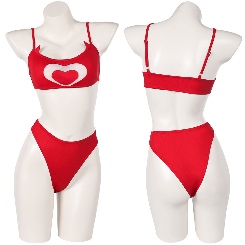Hazbin Hotel(2024) Cherri Bomb Maillot de Bain Bikini Cosplay Costume