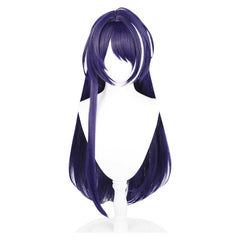 Honkai: Star Rail Acheron Bleu Foncé Cosplay Perruque