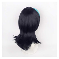 Hoshi Kirara Cosplay Perruque Noire et Bleue