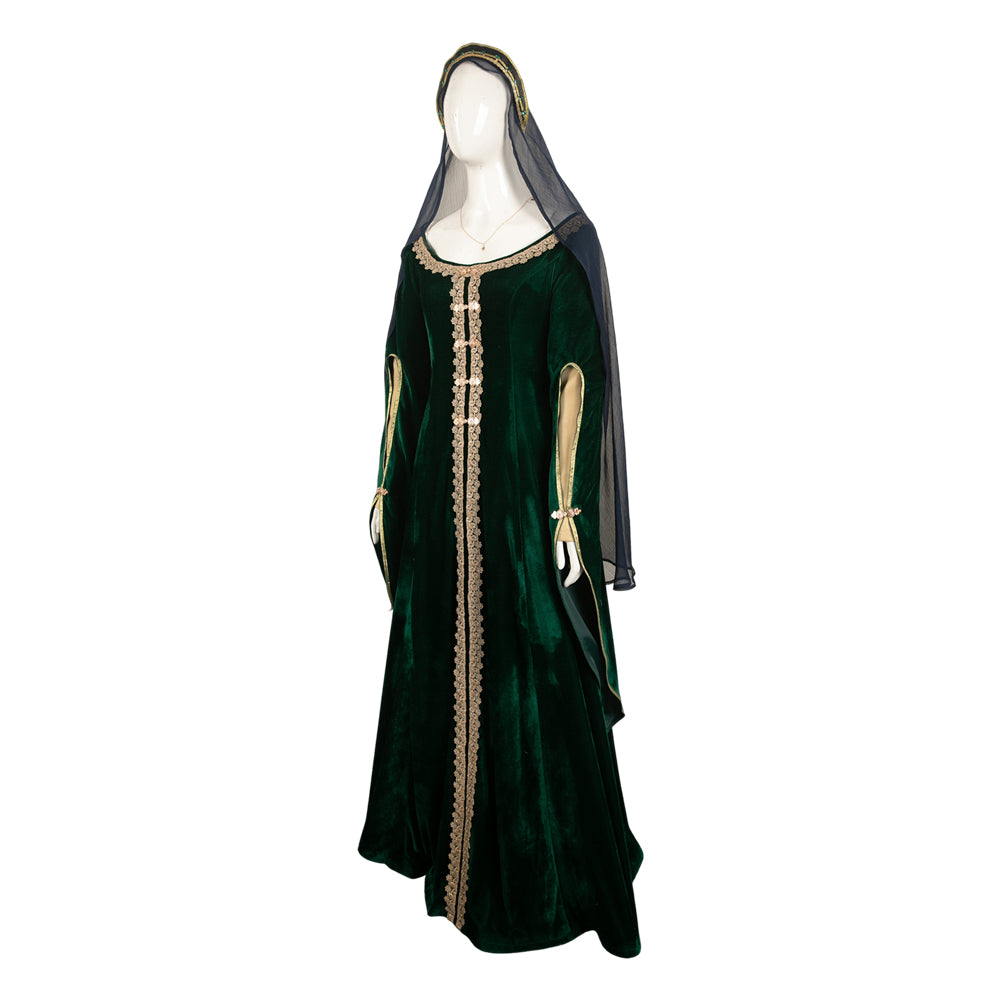 House of The Dragon Alicent Hightower Tenue Verte Cosplay Costume