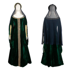 House of The Dragon Alicent Hightower Tenue Verte Cosplay Costume