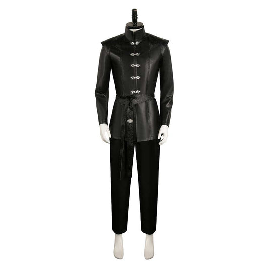 House of The Dragon Prince Aemond Targaryen Tenue Noire Cosplay Costume