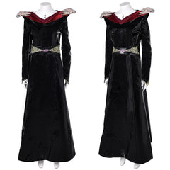 House of The Dragon Rhaenys Targaryen Robe Noire Cosplay Costume