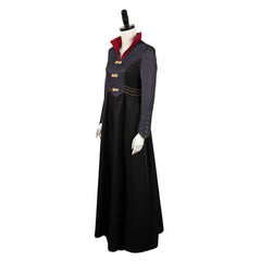 House of The Dragon Saison 2 Rhaenyra Targaryen Robe Noire Médiévale Cosplay Costume Vintage