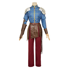 How to Train Your Dragon(2025) Astrid Tenue Bleue et Rouge Cosplay Costume
